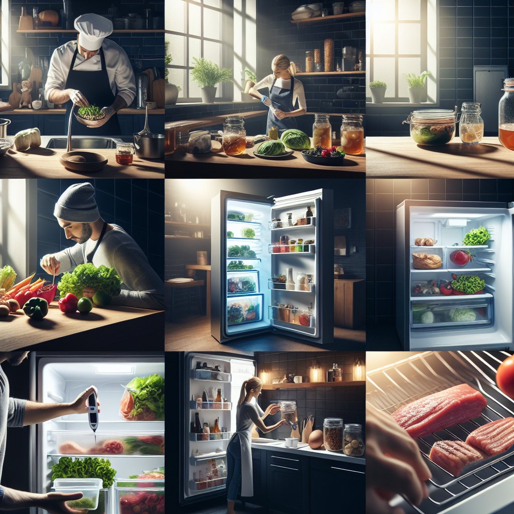 How to ensure food safety in restaurants and homes.