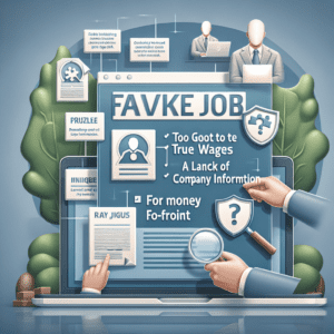 How to avoid fake job scams online.